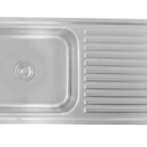 DURA SINGLE BOWL WITH DRAIN BOARD 45x20x8