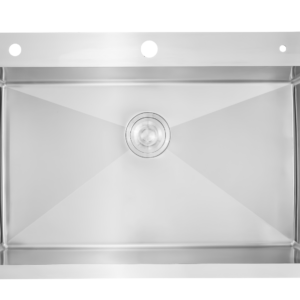 FS HAND CARVED SINGLE BOWL WITH DRAIN BOARD 36x20x9