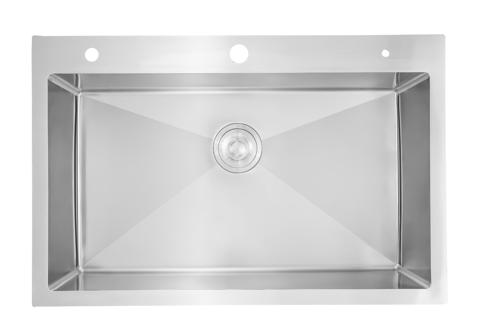 FS HAND CARVED SINGLE BOWL WITH DRAIN BOARD 36x20x9