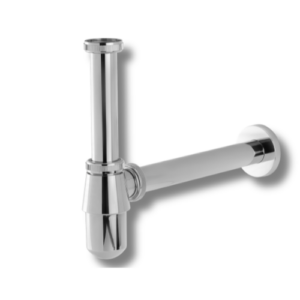 BOTTLE TRAP SET WITH PIPE - BRASS NW-037 B/T SET  PIPE-6" x 9"