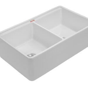 FS 3320-DB-FCS Apron Fire Clay Double Bowl Sink
