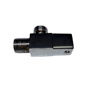 NW-042 - Angle Valve Square Brass With Flange