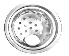 NW-011A - SS 12.5 Cms (5") -ch Super Round Frame Grating SS 12.5 Cms (5") -fh
